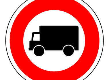 Interdiction de circulation aux poids lourds, rue Paul Doumer et avenue de Poissy 