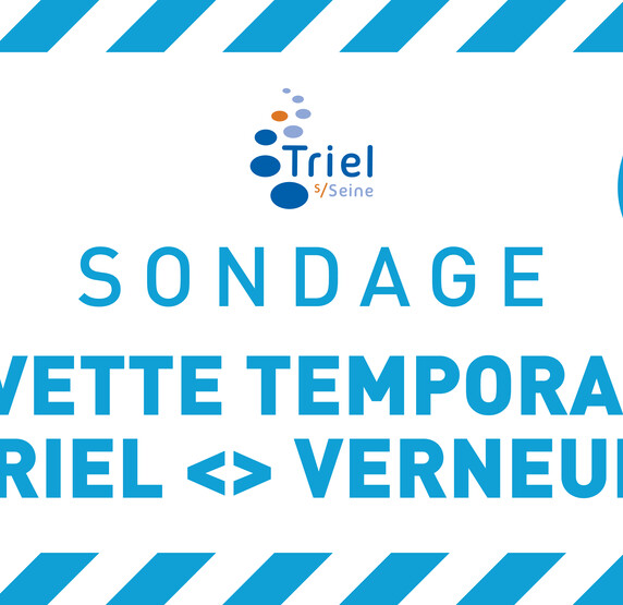 Sondage pour la mise en place d’une navette temporaire de Triel à Verneuil