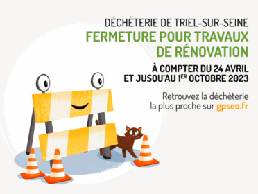 Fermeture de la déchèterie de Triel pour travaux