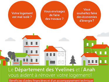 Le Département des Yvelines et l’Anah vous aident à rénover votre logement !