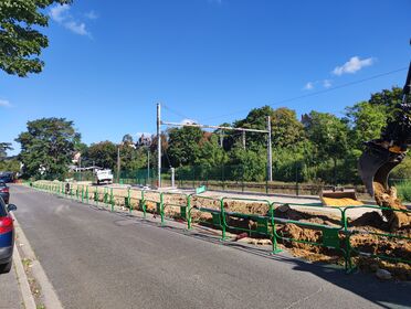 Ouverture de la nouvelle zone de stationnement à la gare
