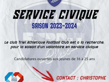 Service civique : le Triel Athletique Football Club recrute